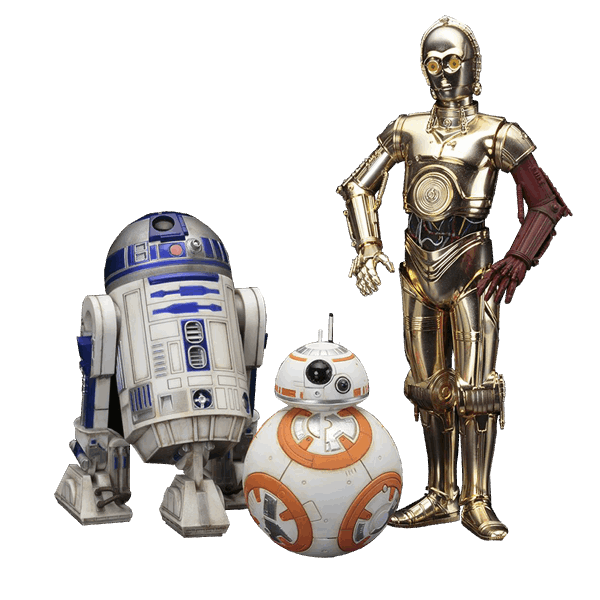 Cool robots. Source: http://www.zingpopculture.com.au/collectibles-215532-Star-Wars---Episode-VII---C-3PO-R2-D2-and-BB-8-110-Scale-ARTFX-Kotobukiya-Statues-3-Pack-Collectibles