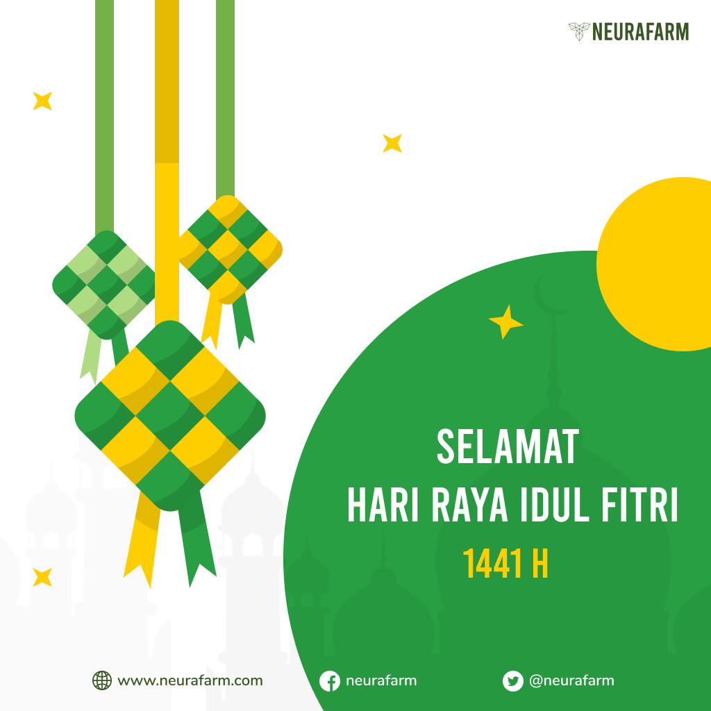 Selamat Hari Raya Idul Fitri 1441 H. Sumber: Neurafarm