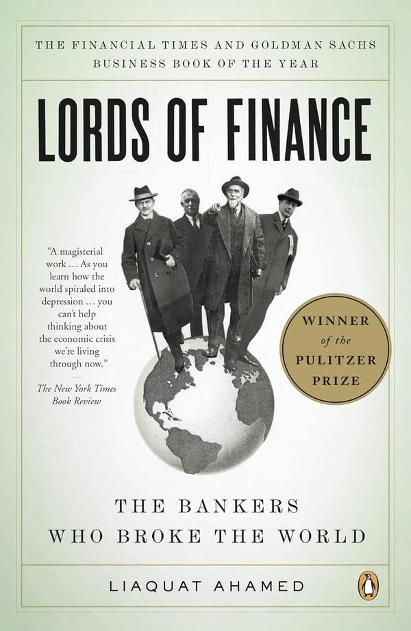Cover of Lords of Finance: The Bankers Who Broke the World